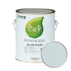 순앤수 KS 2급 수성페인트, 화이트스모크03 NR7155, 4L, 1개
