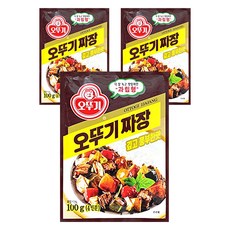 OTTOGI 不倒翁 韓式炸醬粉, 100g, 3個