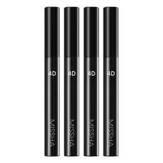 미샤 4D 마스카라 7g, 블랙, 4개