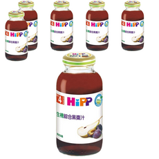 HiPP 喜寶 有機綜合黑棗汁，原汁含有率99.94%, 200ml, 6瓶