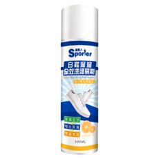 Sporter 運動人 白鞋溜溜全效洗護慕斯, 清潔去汙 增白除黃 250ml, 300ml, 1瓶