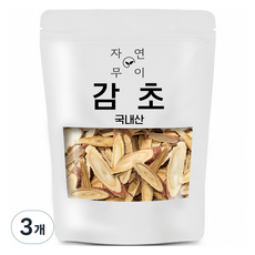 자연무이 국내산 감초, 200g, 3개