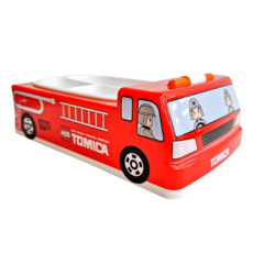 Skater Tomica 立體造型餐盤, LUPD3AG, 消防車, 1個