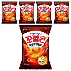 꼬깔콘 매콤달콤한 맛, 134g, 5개