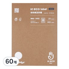 Formtec Hi Eco條碼用標籤紙 HEQ-3102, 40格, 60個