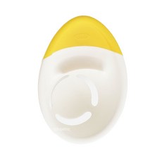 OXO 三合一蛋蛋分離器, 單手分離蛋黃和蛋清, 適用於任何碗, 防滑性高, 黃色, 1個
