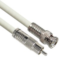 마하링크 RCA TO BNC 5C 동축 케이블 화이트, CP-1174, 1개