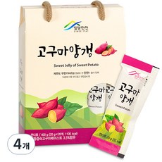 밀양한천 고구마양갱, 400g, 4개