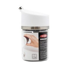 OXO 不滴漏玻璃調味瓶-150ml，特殊瓶口設計，兩段式流量, 1個