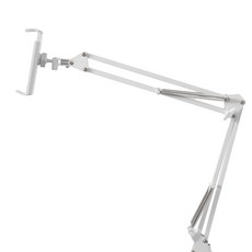 홈플래닛 140cm 자바라 스탠드 탭 패드 태블릿 스마트폰 거치대 대형, 화이트, 1개 - 이미지 5
