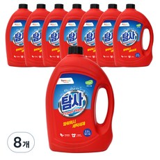 탐사 파워워시 액체세제, 2.5L, 8개