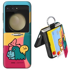 Sonsu Z Flip 5磁吸門扣卡槽手機殼