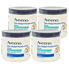 Aveeno 燕麥高效舒緩潤膚霜, 312g, 4罐