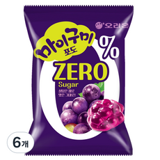 오리온 마이구미 포도 ZERO Sugar, 6개, 54g