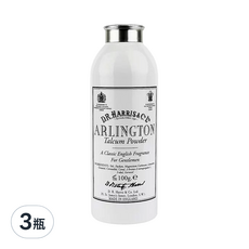 D.R. Harris 雅靈頓 爽身粉 佛手柑麝香, 100g, 3瓶
