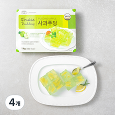 샐러드미인 사과푸딩, 1kg, 4개