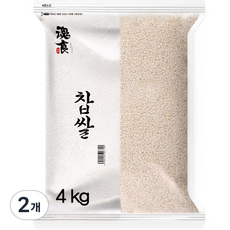 혼식 찹쌀, 4kg, 2개 2개, 4kg