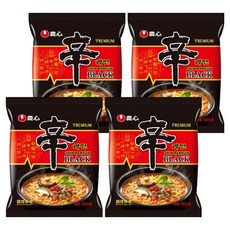 NONGSHIM 農心 頂級辛拉麵 微辣牛骨湯味 130g, 4包