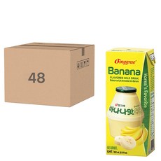 Binggrae 香蕉牛奶200ml*48入，韓國進口經典風味，保久乳隨時享用, 200ml