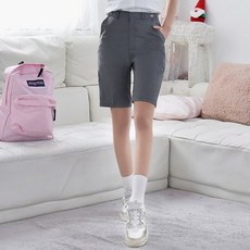 교보몰 여아용 스판 교복 반바지 허리조절