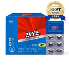 리턴업 전립소 쏘팔메토 아연, 60정, 500mg, 1개