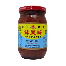 名山牌 辣豆瓣醬，淨重16oz，台灣製造, 450g, 1罐