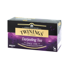 TWININGS 唐寧茶 歐式大吉嶺茶 25入/100g散茶 口感輕盈柔和, 2g, 25包, 1盒