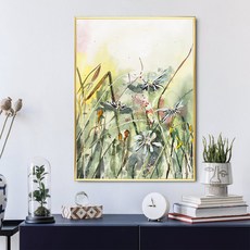 꽃수채화액자세트