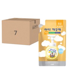 LION 獅王 趣淨 泡泡洗手慕斯補充包, 嬰兒爽身粉香, 200ml, 7包
