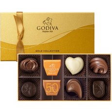  고디바 뉴 골드 컬렉션 초콜릿 8p 세트 84g 1세트 