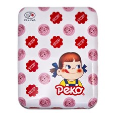 FUJIYA 不二家 Peko牛乳糖方罐, 經典花(白), 40公克, 40g, 1盒