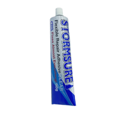 Stormsure 修補縫線膠 S90, 透明彈性防水膠, 適用於多種材質, 90克裝, 1條