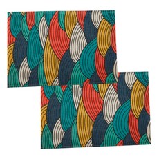 심플 라이프 모던 식탁매트 D92 2p, 타입7, 35 x 25 cm, 2개