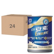 Abbott 亞培 Ensure 安素 HMB升級配方 香草減甜, 237ml, 24罐