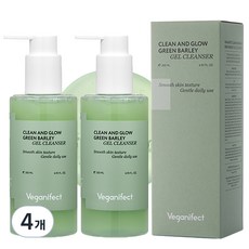 비건이펙트 클린 앤 글로우 청보리 젤 클렌저