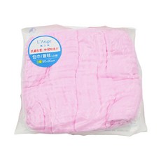 L'Ange 棉之境 3層純棉紗布嬰兒包巾 2入 90*90cm