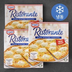 
                                                        리스토란테 콰트로 포르마지 피자 (냉동), 340g, 3개
                                                    
