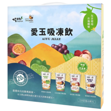 吃果籽 愛玉吸凍飲禮盒, 嚴選高雄桃源區天然栽種愛玉, 無防腐劑、發泡劑添加, 1.32kg, 1盒