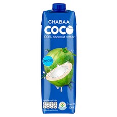 CHABAA 啜吧 100%椰子汁，原裝進口，100%純椰子水，高鈣高鐵, 1L, 1瓶
