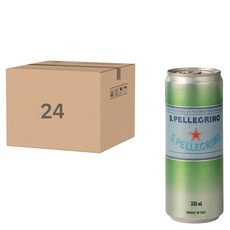 SANPELLEGRINO 聖沛黎洛 天然氣泡礦泉水 330ml x 24入, 24罐