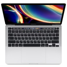 Apple 2020년 맥북 프로 터치바 13, 10세대 i7, 16GB, SSD 512GB, 실버