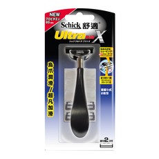 舒適牌 Ultra Plus 烏爪潤滑/超凡加滑刮鬍刀，內置潤滑板，導向式雙層刀片，獨有鬍渣清除器裝置, 1組