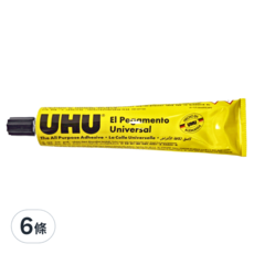 UHU 透明強力膠 萬用膠 125ml, 6條