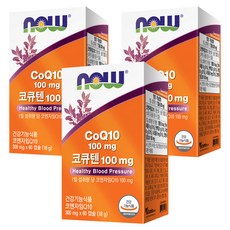 나우푸드 코큐텐 100mg 18g, 60정, 3개