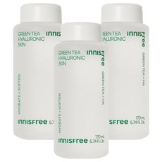 [비건뷰티] 이니스프리 그린티 히알루론산 스킨, 170ml, 3개