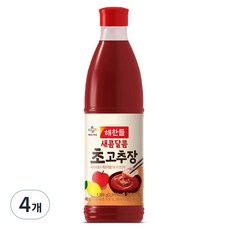 해찬들 새콤달콤 초고추장, 1.05kg, 4개