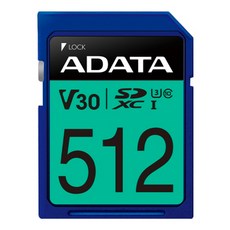에이데이타 SD카드 UHS-I U3 V30, 512GB