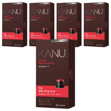 카누 벨베티 미디엄 로스트 네스프레소 호환 캡슐 커피, 5.7g, 10개입, 5개 5.7g, 10개입, 5개