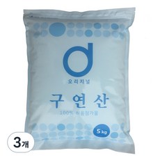 오리지널 구연산, 5kg, 3개