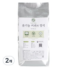 인카페 유기농 커피의 정석 올가닉프레쉬 분쇄 커피, 에스프레소, 500g, 2개